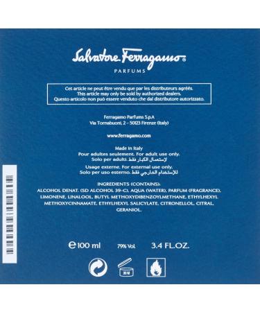 Salvatore Ferragamo F Free Time Eau De Toilette Spray for Men 3.4 Ounce - Buy Online on GoSupps.com