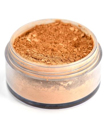 Golden Beige Mineral Loose Powder SPF 15 | Vegan Lightweight Non-Comedogenic Formula for Sensitive Skin | Natural Glow & Sheer to Full Coverage | Cruelty-Free & Paraben-Free - Buy Online on GoSupps.com