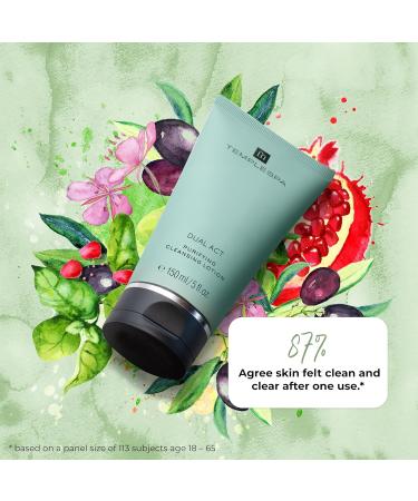 TEMPLESPA Dual Act Face Cleanser for Combination Skin | Balance T-Zone & Dry Areas | Natural Cruelty-Free & Vegetarian | 5.0 fl. oz - Shop Internationally - Buy Online on GoSupps.com