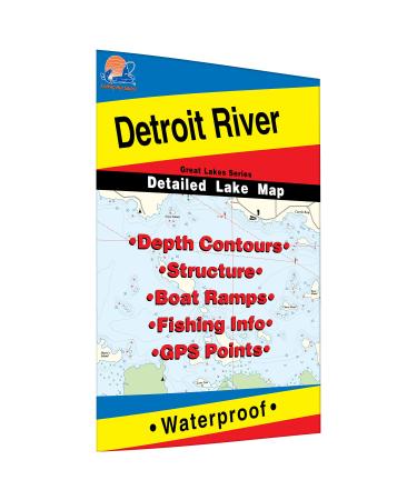 Detroit River Fishing Map
