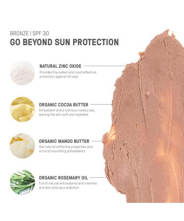 Raw Element Ultra-Moisturizing Tinted Face Cream Non Toxic Mineral Face Sunscreen Daily Tinted Moisturizer Non-Nano Zinc Oxide Reef Friendly All Ages SPF 30 1.8 oz Bronze Pack of 1 1.8 Ounce (Pack of 1) Bronze - Buy Online on GoSupps.com