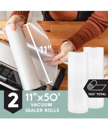Avid Armor 11x50 Vacuum Sealer Bags 2 Pack - BPA Free, Sous Vide Safe, Heavy Duty - for Food Saver, Seal a Meal, Cut to Size Rolls - Buy Online on GoSupps.com