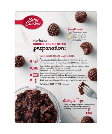 Betty Crocker Chocolate Brownie No-Bake Bites  12.2 oz - Buy Online on GoSupps.com