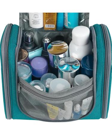Large Teal Travel Hanging Toiletry Organizer for Women, Girls, Kids - Makeup & Cosmetic Bag - Buy Online on GoSupps.com