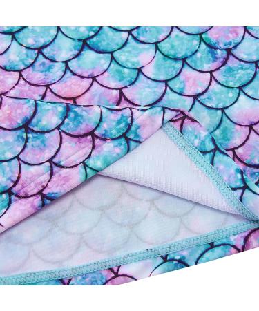 Girls 2 Piece Long Sleeve Swimsuit UPF 50+ Mermaid Design | Ages 4-10 - Buy Online on GoSupps.com