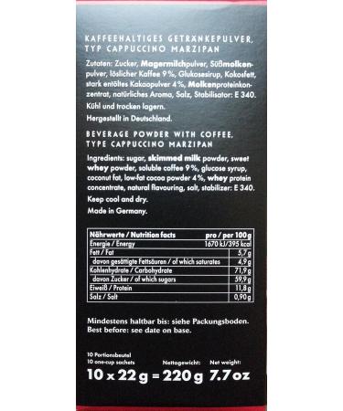 Niederegger Marzipan Cappuccino - 10 Portion Bags (8x220g) | Premium Coffee Treats - Buy Online Internationally - Buy Online on GoSupps.com