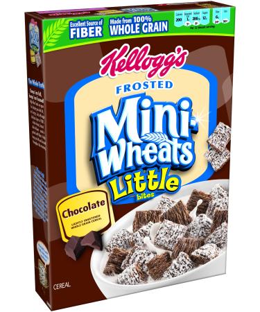 Kellogg's Frosted Mini-Wheats Little Bites Chocolate Cereal, 15.8000-Ounce (Pack of 4)