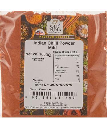 Old India Indian Mild Chilli Powder 100g - Authentic Spice Blend - Buy Online on GoSupps.com