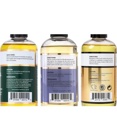 Cosmetasa Lavender Massage Oil for Cellulite & Sore Muscles - Relaxation & Relief | International Shipping - Buy Online on GoSupps.com