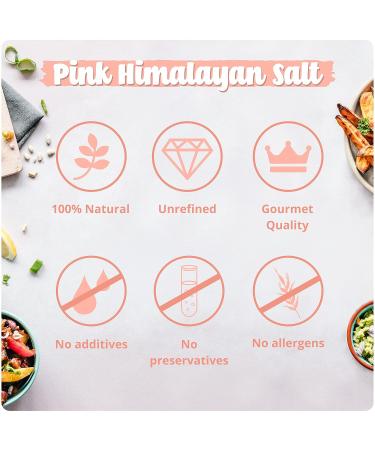 Nortembio Rosa Himalaya Salt 3kg - 100% Natural Mineral-Rich Healthy Cooking Preservative-Free | Premium Himalayan Salt from Punjab Pakistan - Buy Online on GoSupps.com