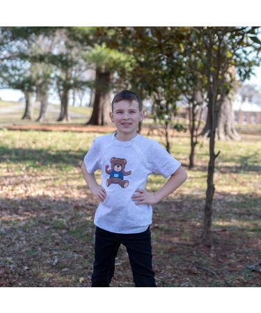 MandMcares Kid's Chemo T-Shirt | Dialysis Clothing with Chest Port Access | Gray X-Small - Buy Online on GoSupps.com