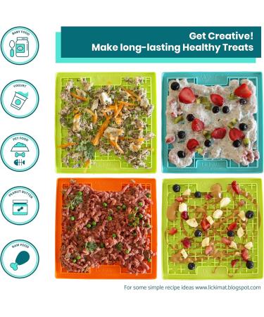 Lickimat Buddy Orange - Ultimate Licking Mat for Dogs & Cats | Enhance Pet Enrichment - Buy Online on GoSupps.com
