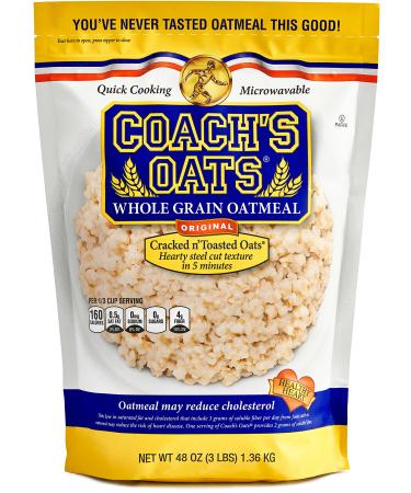 Coach's Oats 100% Whole Grain Oatmeal, 3 Pound