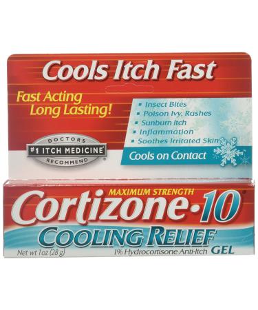 Cortizone-10 Cooling Relief Anti-Itch Gel 1 oz (Pack of 3)