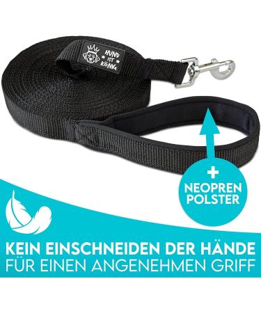 Dog is K nig 10m Drag Line for Dogs | Comfortable Grip Leash | Water-Repellent Dirt-Resistant | Ideal for Dog Training + Free eBook - Buy Online on GoSupps.com
