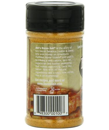 J&D's Bacon Salt Original 2oz - Savory Bacon Seasoning for Flavorful Dishes - Buy Online on GoSupps.com