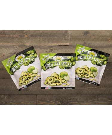 Dried Tart Apple Slices - No Added Sugar - 5oz Bag | Sunrise Fresh Dried Fruit Co - Buy Online on GoSupps.com