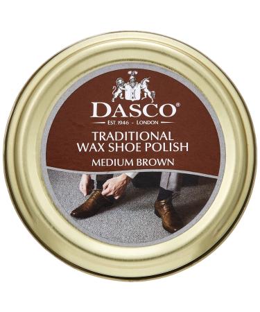 Dasco Wax shoe polish - Medium Brown