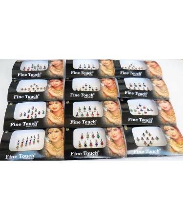 6-Pack Mix n Match Face Jewels: Bollywood Stickers & Indian Bindis - Buy Online on GoSupps.com