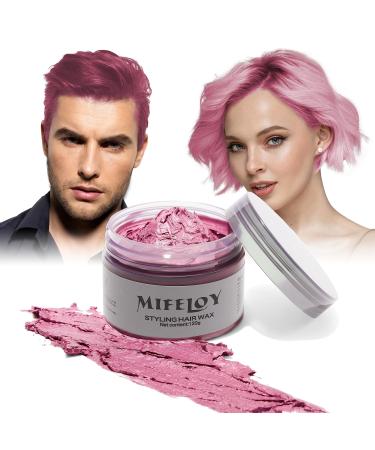 Rosa hair tint Temporary hair color 4.23 ounces instant hair cream mud natural hairstyle pomade women men styling hairone wax hair wax for halloween party cosplay