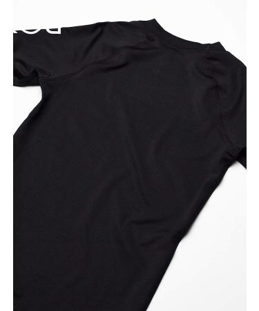 Roxy Girls' Whole Hearted Short Sleeve Rashguard - Size 8, Black Anthracite - Buy Online on GoSupps.com