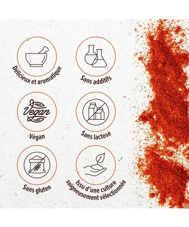 Monte Nativo Noble Smoked Paprika (250g) Smoked Paprika Pure Natural Noble Smoked Paprika Ideal for Cooking Dried Spices - Buy Online on GoSupps.com