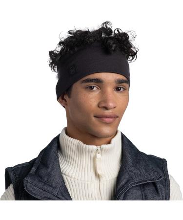 Shop Solid Black Buff Headband - Unisex Merino Wide for Ultimate Comfort | International Shipping Available - Buy Online on GoSupps.com