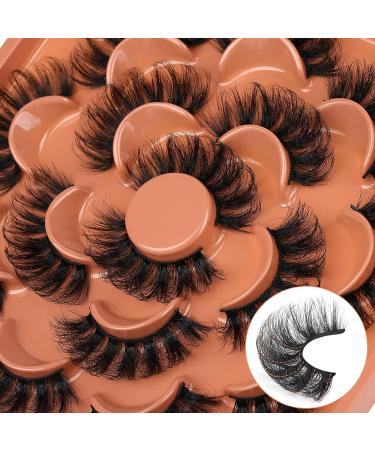 20mm Fluffy C Curl Faux Mink False Eyelashes - Dramatic Extensions Look | Eefofnn - Buy Online on GoSupps.com