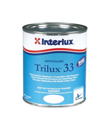 Interlux YBA068/QT Trilux 33 Antifouling Paint - White, Quart