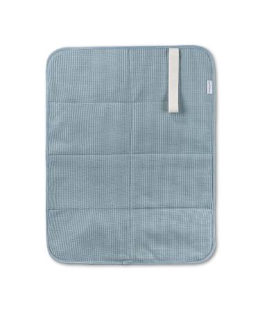 Hofbrucker Diaper Bag with Changing Pad - Foldable Organizer Clutch for Diapers & Wipes in Pigeon Blue | Must-Have Baby Gear for On-the-Go Parents - Buy Online on GoSupps.com
