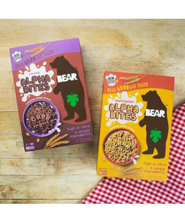 BEAR Alphabites C r ales multigrains pour enfants Haute teneur en fibres Saines 350 g (lot de 4) - Buy Online on GoSupps.com