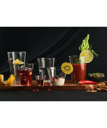 Embellish 1oz Clear Shot Glass 100 Pack - Hard Plastic, 1 Fluid Ounces - Buy Online on GoSupps.com
