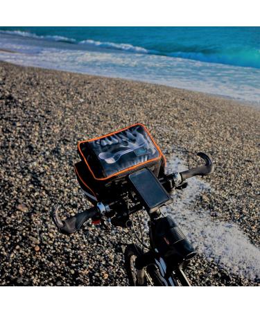 Ibera Bike Handlebar Bag for Camera Equipment  Clip-on Quick Release Bicycle Bag with Rain Cover and Map Sleeve  Medium (IB-HB4) - Buy Online on GoSupps.com