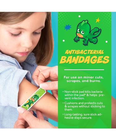 PJ Masks Kids Bandages - 100 ct Adhesive Bandages for Cuts Scrapes & Burns | Perfect Easter Basket Stuffers for Kids & Toddlers - Buy Online on GoSupps.com