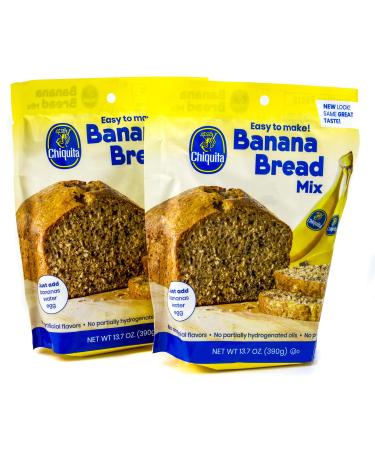 Chiquita Banana Bread Mix  2 Boxes 13.7 oz each by Concord Foods 13.7 Ounce (Pack of 2)