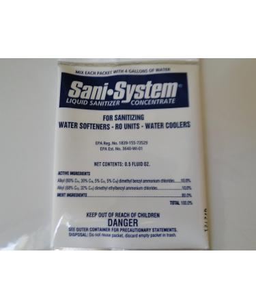 Pro Products SANI-SYSTEM Liquid Sanitizer Concentrate (24 oz) for Water Softeners, RO Units, Water Coolers - Buy Online on GoSupps.com