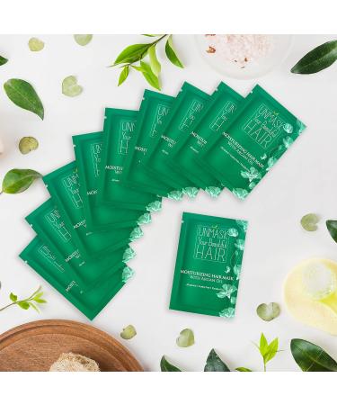 Deep Conditioning Hair Mask with Argan Oil, Jojoba Oil & Shea Butter - 10 Single-Use Packs - Buy Online on GoSupps.com