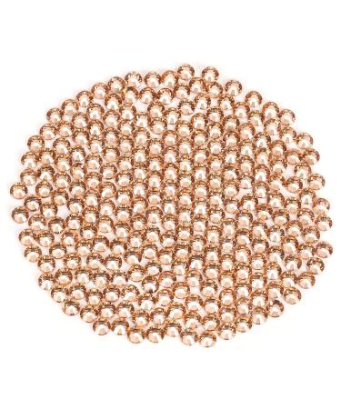 Yhmq du 2160pcs pieces of rhinestones nail crystals + rhinestones for nails crystal champagne + ss20 (4.6 + 4.8mm) champagne SS20-2160PCs
