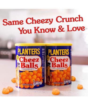 Planters Original Cheez Balls 2.75oz (Pack of 12) - Cheese Flavored Snacks - Buy Online on GoSupps.com