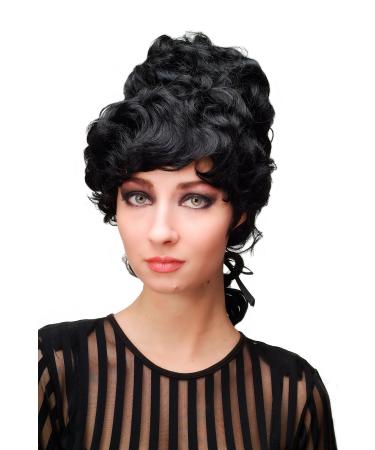 WIG ME UP - L.COLONIAL.Lady-1 ladies wig quality wig baroque colonial tower hairstyle beehive black black (1) - Buy Online on GoSupps.com