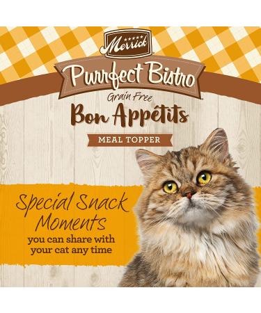 Merrick Purrfect Bistro Bon Appetits Grain Free Adult Wet Cat Food 3 oz. Pouch (Pack of 24) - Gravies Chicken - 72 Ounces Total - Buy Online on GoSupps.com