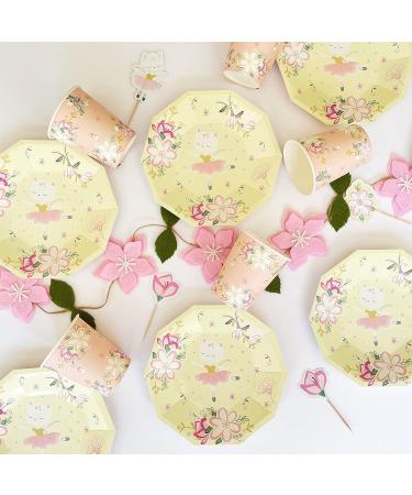 Cat Ballerina Cupcake Toppers (Set of 12) | Ballerina Cupcake Tops Toppers Picks Pics | Cat Cupcake Tops Toppers Picks Pics - Buy Online on GoSupps.com