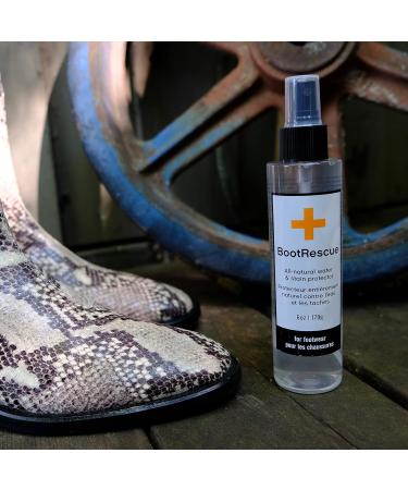 Boot Rescue All-Natural Premium Protector Spray - Waterproof, Snowproof, & Stainproof Formula for Shoes & Boots - Fragrance-Free - Ideal for Leather, Fabric, & Suede - 6oz/170ml - Buy Online on GoSupps.com