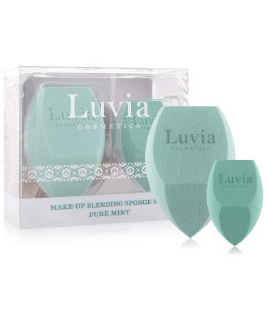 Luvia Beauty Blender Sponge Set - Pure Mint - Make-Up Egg - Face & XXL Body Blending Sponges