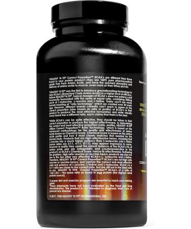 Healthy N Fit Anabolic Amino BCAA - 180 Caplets | Premium Branched Chain Amino Acids for Muscle Recovery & Performance - Buy Online on GoSupps.com