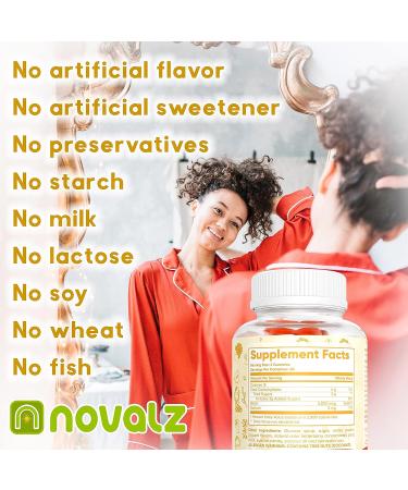 Vegan Biotin Gummies 5000mcg for Hair Growth & Healthy Skin | Vitamin B & C | Non GMO, Gluten Free | Strawberry Flavor - 90 Gummies - Buy Online on GoSupps.com