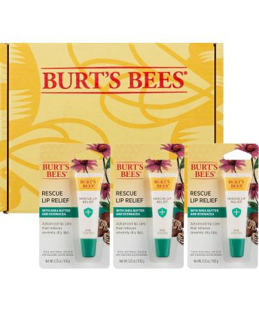 Burt's Bees Overnight Lip Sleeping Mask and Rescue Lip Relief Lip Balm Bundle (3 Pack) - Buy Online on GoSupps.com