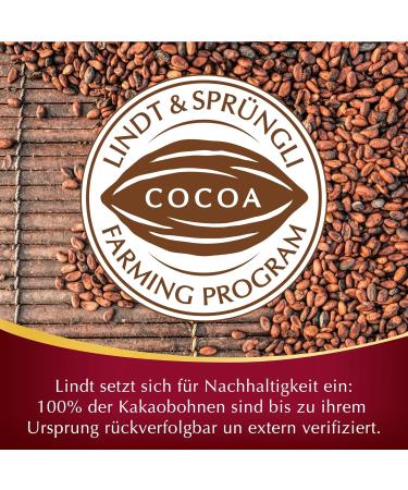 Lindt Lindor Double Chocolate - 10 Milk Chocolate Balls with Melting Filling | 137g Gourmet Chocolate Gift - Buy Online on GoSupps.com