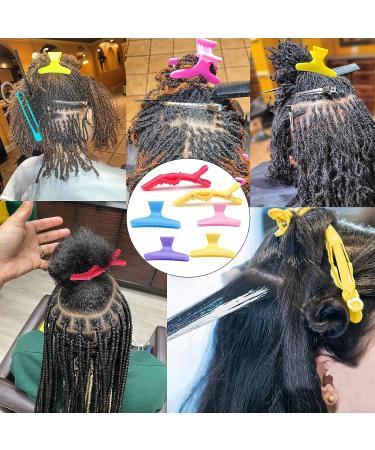 38 Pcs Pastel Styling Hair Clips Set - Butterfly, Alligator, Croc Clips, Rat Tail Comb for Hair Styling and Coloring - Hairdressing Salon Tools and Accessories - Buy Online on GoSupps.com