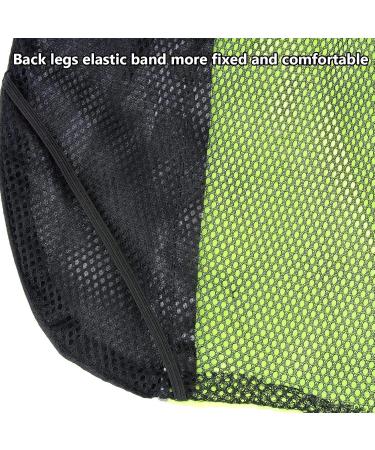 Ranphy Waterproof Hundersmantel for Medium & Large Dogs | Reflective Breathable Rain Jacket with Abdominal Protection | Ultra-Light Dachshund & Labrador Dog Coat - 5XL Green & Black - Buy Online on GoSupps.com